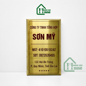 biển công ty inox