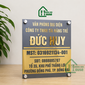 biển tên công ty cao cấp
