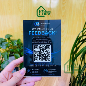 bản mã qr google review để bàn