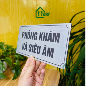 Biển Văn Phòng alu bạc xước