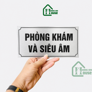 Biển Văn Phòng alu bạc xước