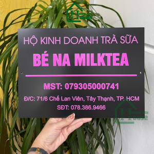 biển hiệu hộ kinh doanh