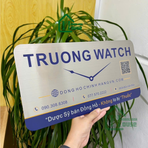 Bảng hiệu inox truong watch