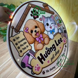 Biển Hiệu Pet Shop In UV