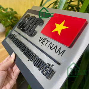 biển số nhà cờ việt nam