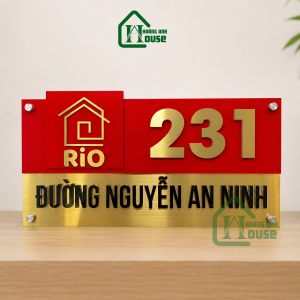 Biển Số Nhà Cao Cấp - BSN039
