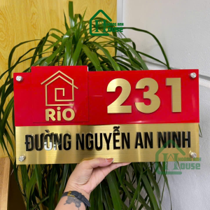 Biển Số Nhà Cao Cấp - BSN039