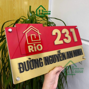 Biển Số Nhà Cao Cấp - BSN039