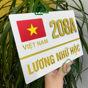 Biển Số Nhà Lá Cờ Việt Nam  – BSN036
