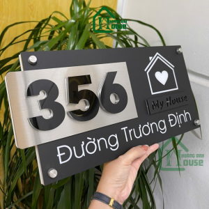 biển số nhà sáng đèn hiện đại