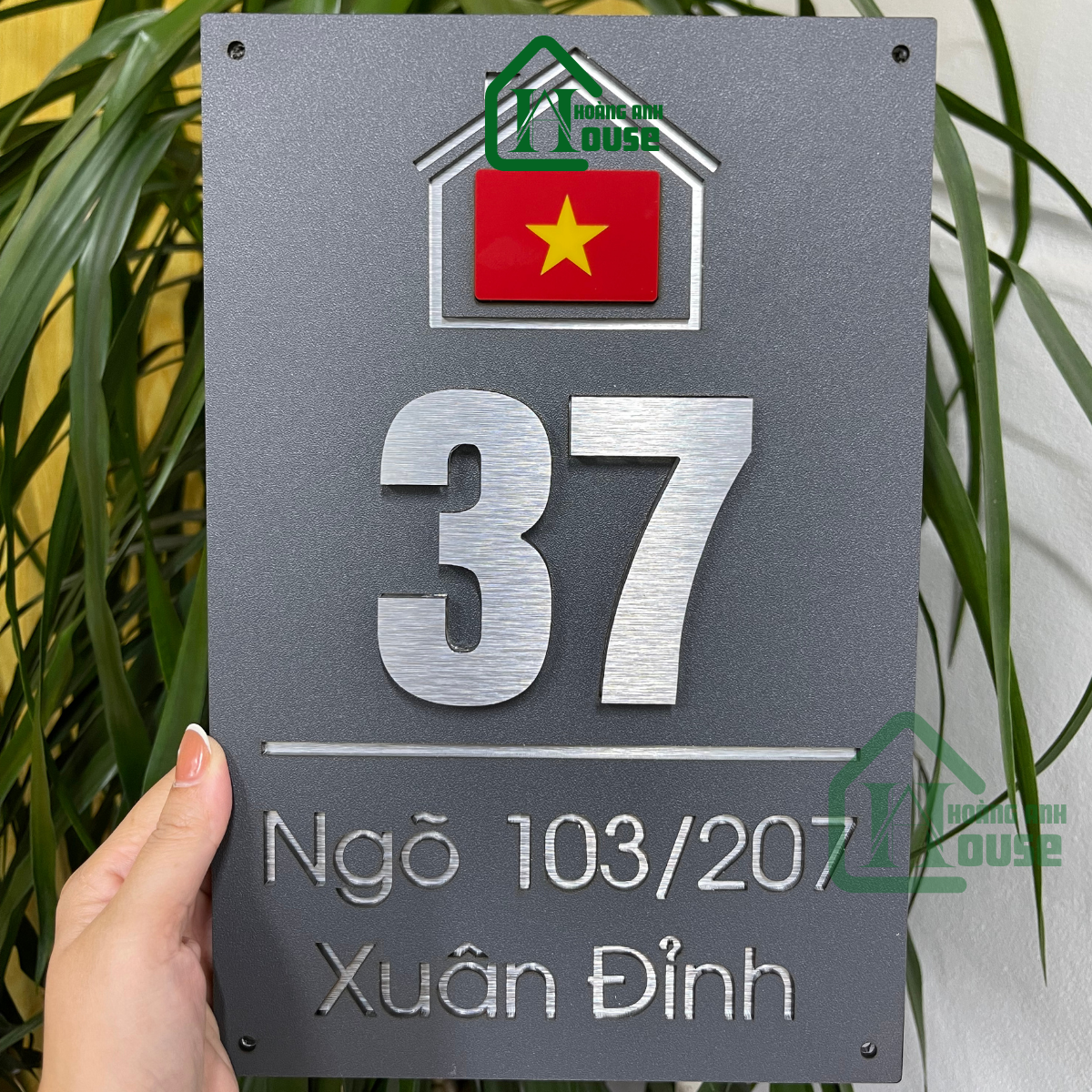Top 10 Mẫu Biển Số Nhà Hình Lá Cờ Việt Nam 