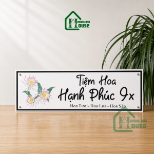 Thiết kế biển hiệu tiệm hoa