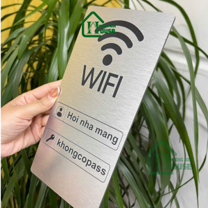 bảng wifi alu bạc xước