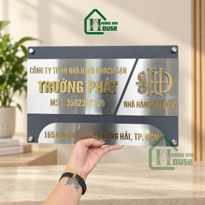 Biển Tên Công Ty Inox
