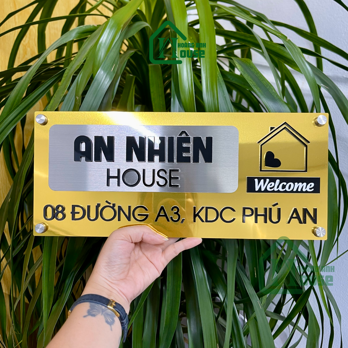 Biển Số Nhà Inox cao cấp phổ yên