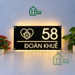 Biển Số Nhà Sáng Đèn Mica– BSN064