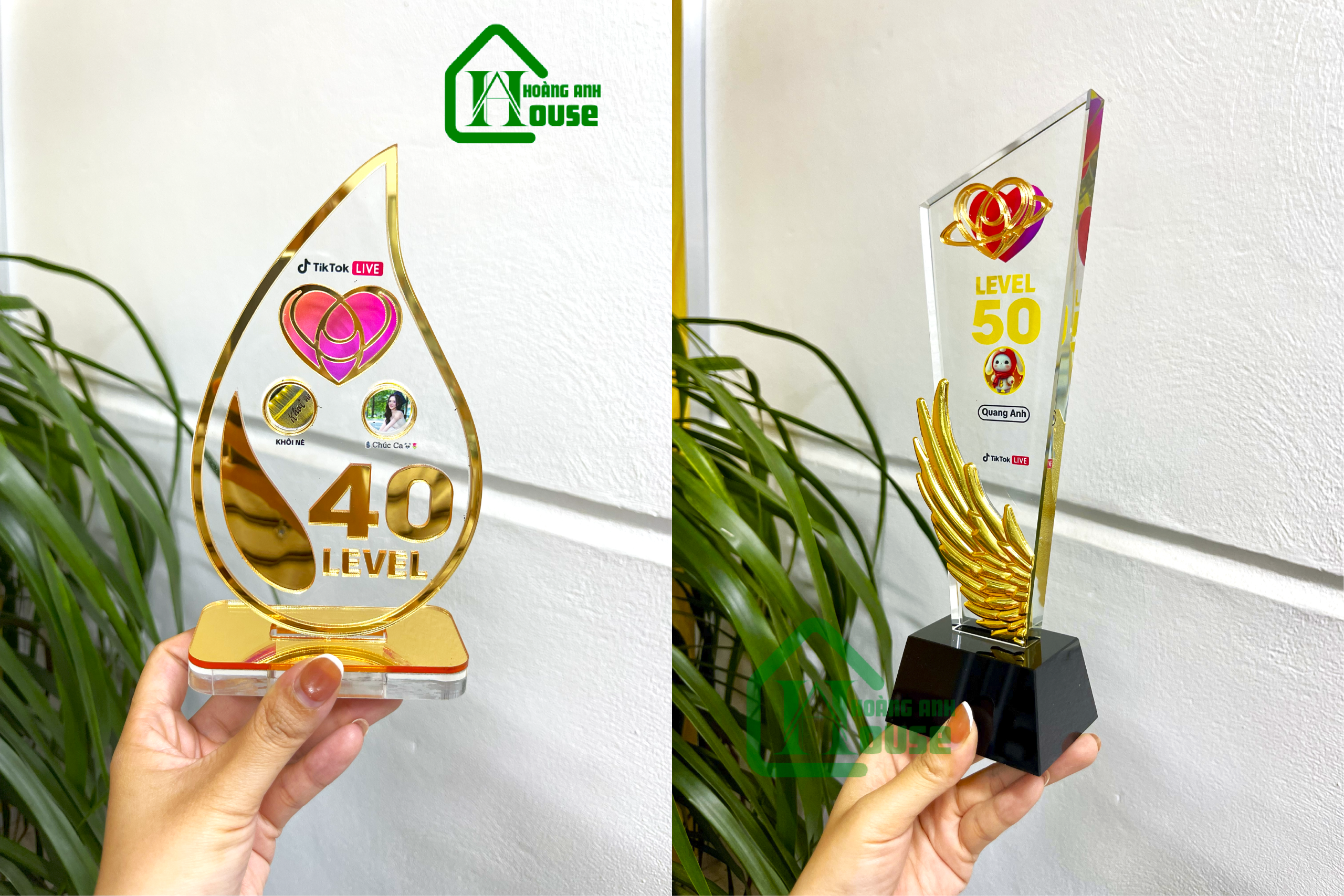 cup tim đội tiktok giọt nước