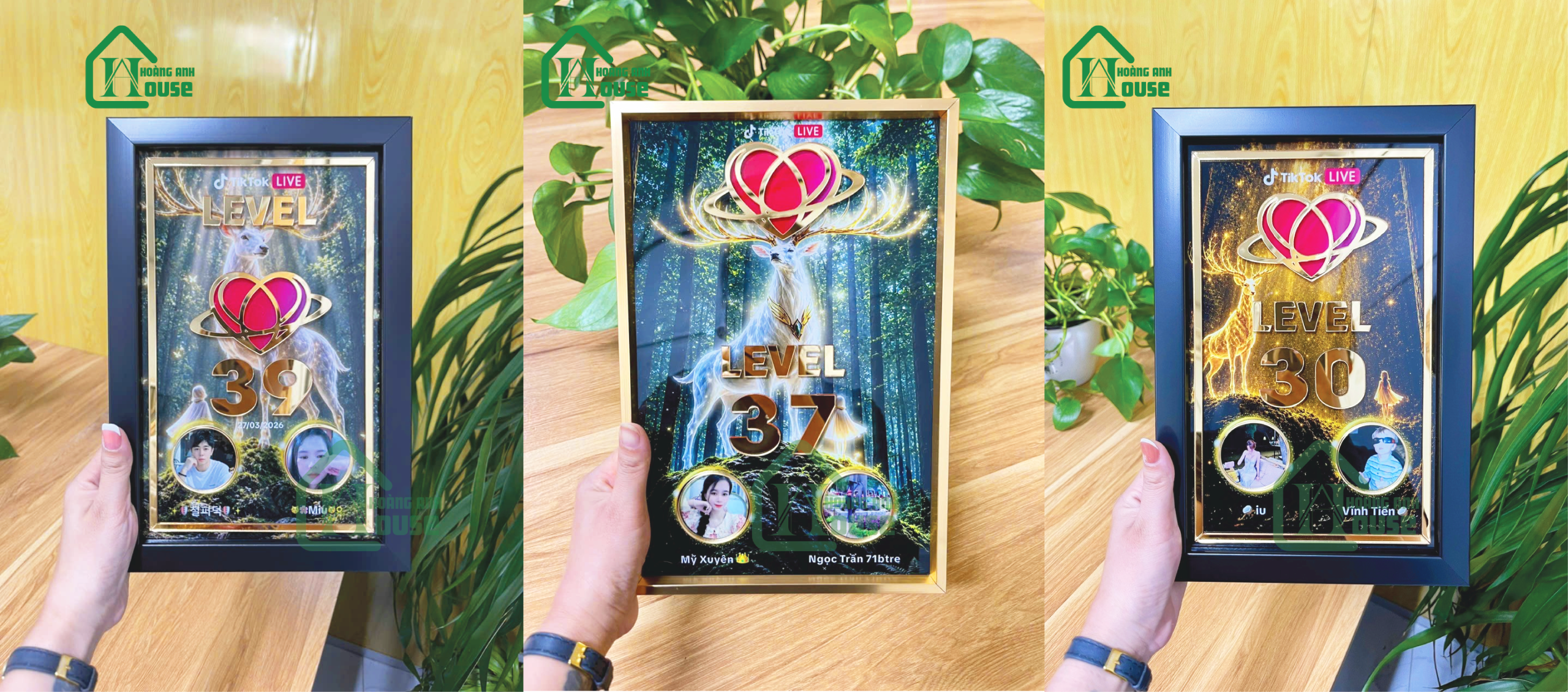 bảng tim đội tiktok hộ vệ
