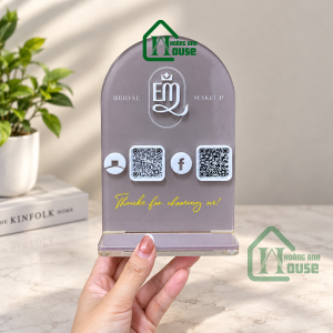 Bảng Mã QR Để Bàn Mica