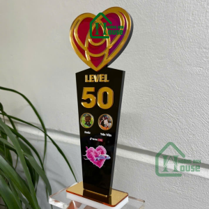 cup tiktok quà tặng tim đội