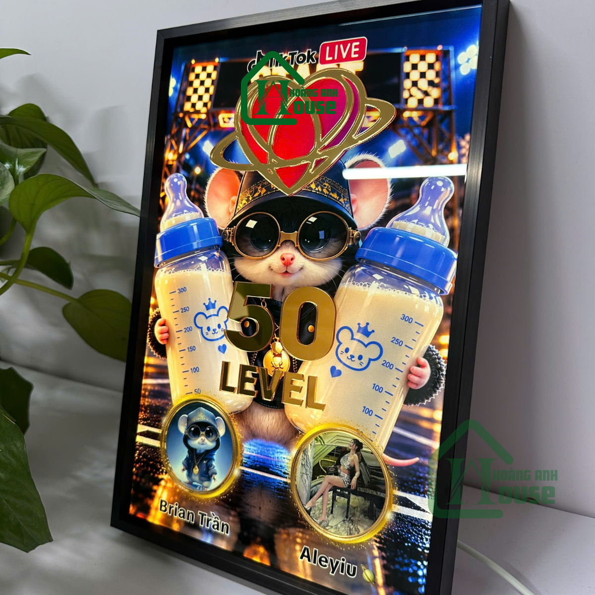 Bảng Tim Đội Tiktok Sáng Đèn