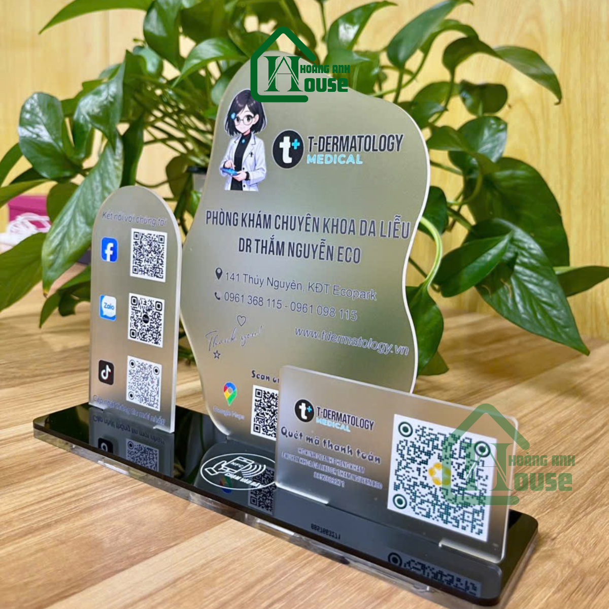 bảng mã qr NFC phòng khám