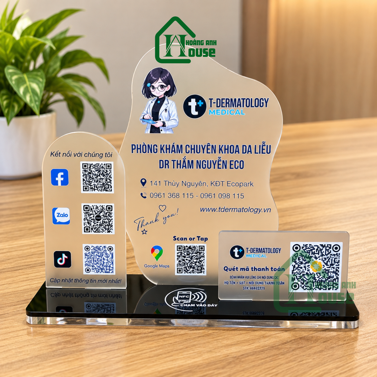 Bảng Mã QR Đa Năng Phòng Khám Da Liễu