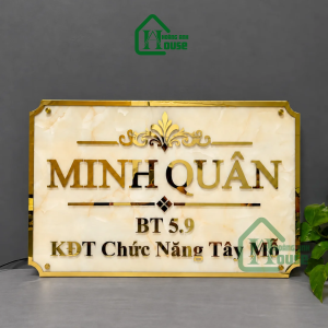 Biển Số Nhà Biệt Thự Đẹp