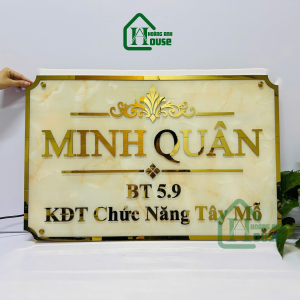 Biển Số Nhà villa đẹp nhất