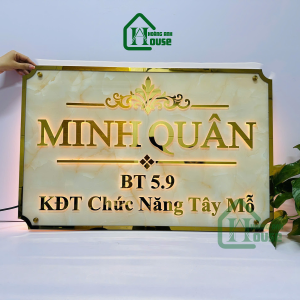 Biển Số Nhà Biệt Thự Đẹp viila đẹp