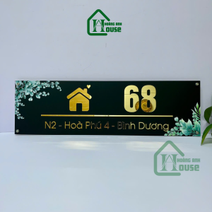 Biển Số Nhà Đẹp Mica – BSN104 tại phổ yên thái nguyên