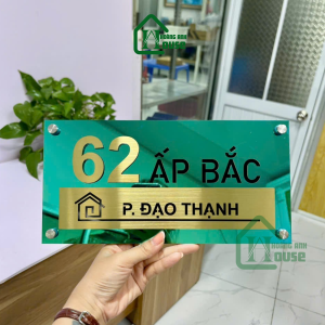 biển số nhà inox hoàng anh house