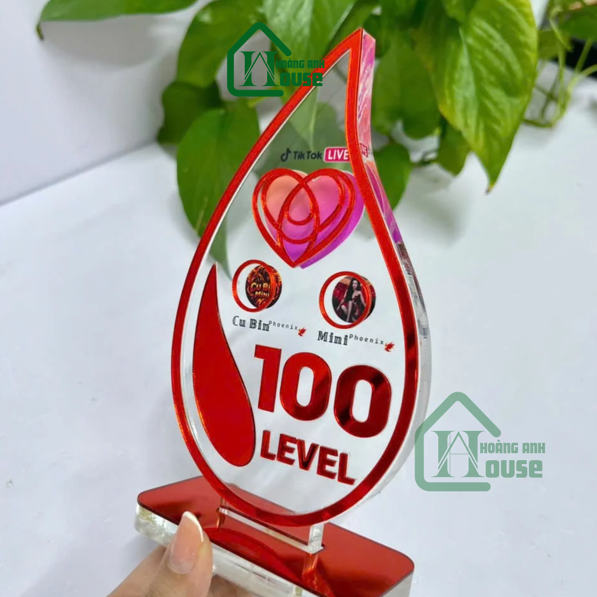 gia công cup tim đội tiktok