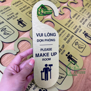 Thẻ Treo Cửa Phòng Khách Sạn Alu cao cấp