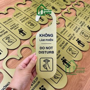 Thẻ Treo Cửa Phòng Khách Sạn Alu