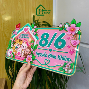 biển số nhà iv động vật