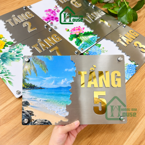 Biển số tầng khách sạn